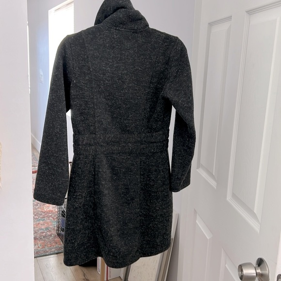 MERRELL PERFORMIX Gray WOOL BLEND Full Zip Collared Jacket Coat Zip Front S - Picture 4 of 8